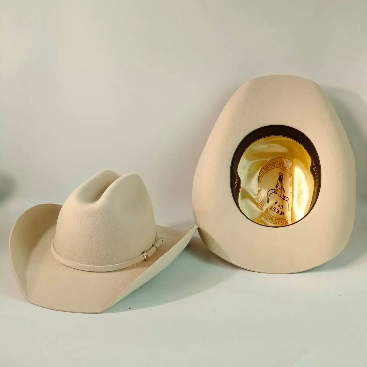 Premium 100% Wool Western Cowboy Hat